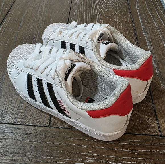 Adidas Run Dmc X Superstar '50Th Anniversary', Kids Size 12 - Picture 2 of 9